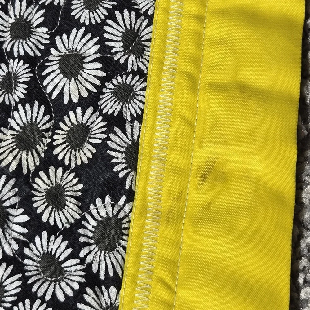 Handmade Cottagecore Quilt Blanket Sunflowers Tractor Child Baby Size‎ 40